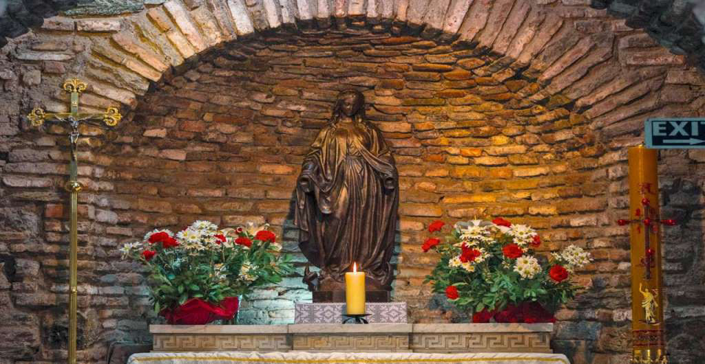 Shire in the House of Virgin Mary in Ephesus